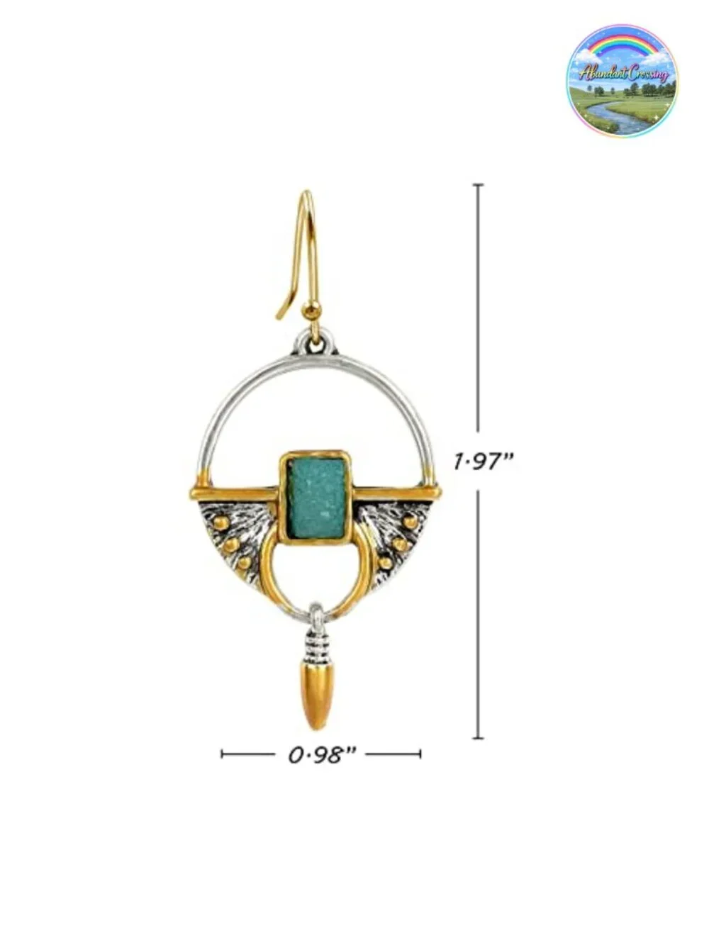 Vintage Boho Drop Dangle Earrings for Women 14K Gold Plated 925 Sterling Silver
